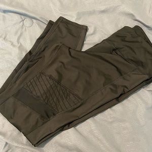 Moto style leggings